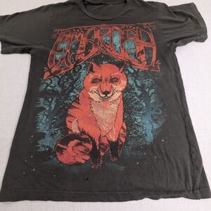Emarosa Concert Merch Brown Tee Shirt  Featuring a cool looking Fix Medium